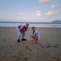 Schnell noch zum Strand