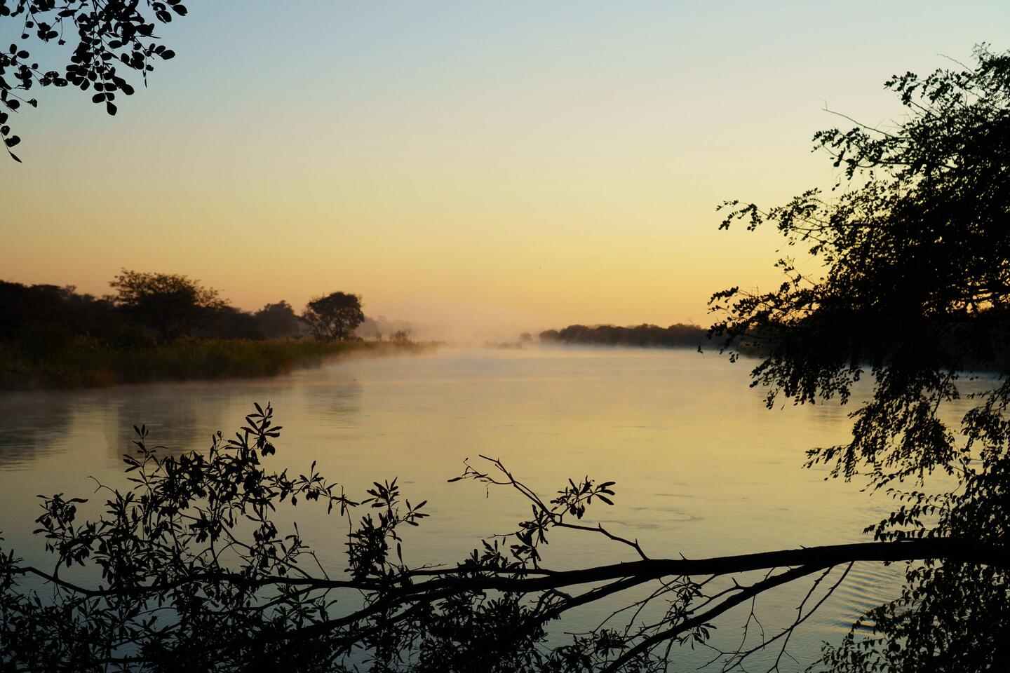 Morgenstimmung am Okawango