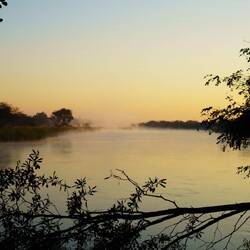 Morgenstimmung am Okawango