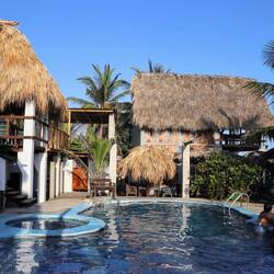 Playa las Hojas. Hotel Eco Villas.