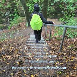 Steile Treppen