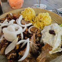 Lecker Essen beim Grieche