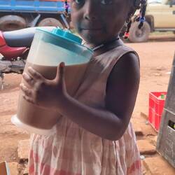 Aber ihr scheint es zu schmecken