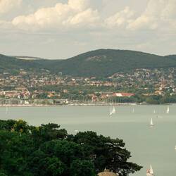 Blick auf die Stadt Balatonfüred