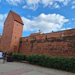 Einen Teil der Stadtmauer