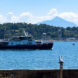 Lac Léman with Mont-Blanc in the background — Geneva.