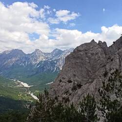 Oben rechts ist der Tageshöhepunkt
