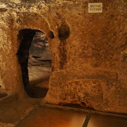 Tandoor like oven under floor