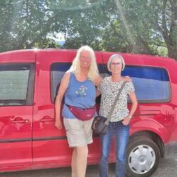 Barbara aus Rosbach ist auf der Durchreise