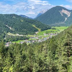 Blick auf Scharnitz