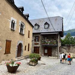 The building with the turrets (far right) hosted the museum we visited