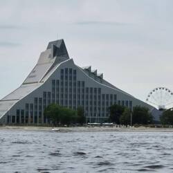 Die Nationalbibliothek, soll aussehen wie ein aufgeschlagenes Buch
