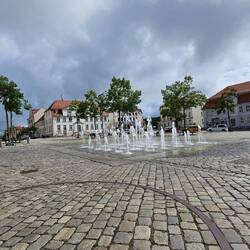 Marktplatz im Kreisverkehr
