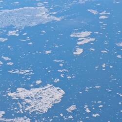 Flug über die Beaufort See