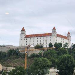 Closer to Bratislava Castle