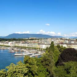 View from La Grande Roue — Geneva.