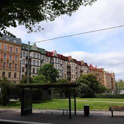 Pittoreske Häuser, meist in Holzständerbauweise auch in der Stadt.