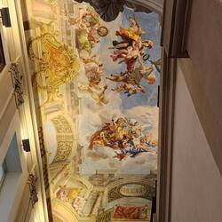 The fresco in the Hercules Hall