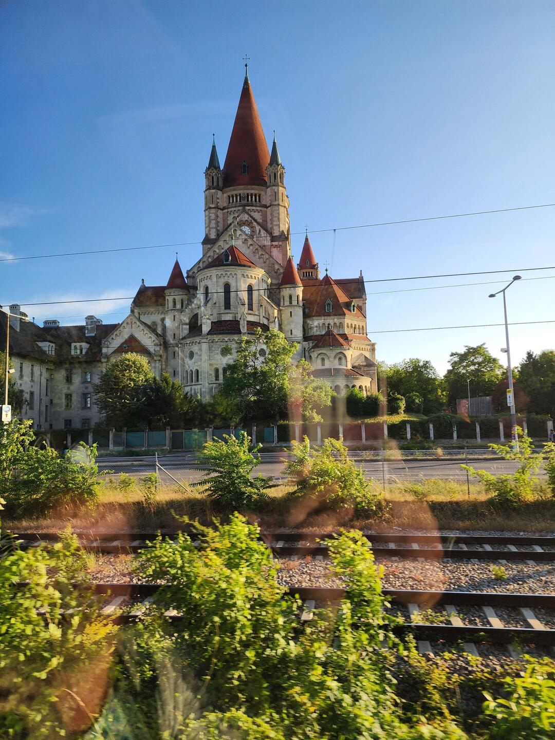 Vienna, Church Heiliger Franz of Assisi at Mexikoplatz, Austria.