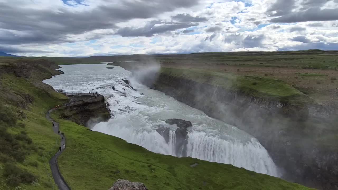 Gullfoss am Morgen
