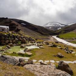 Der HotTub des Hotels - gibt schlechtere Aussichten
