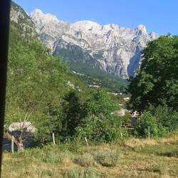 Blick aus dem Fenster