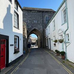 Cute town with old architecture