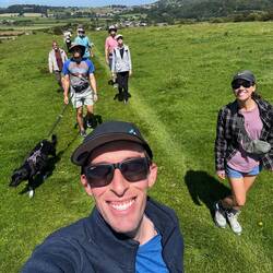 Starting the morning's hike!