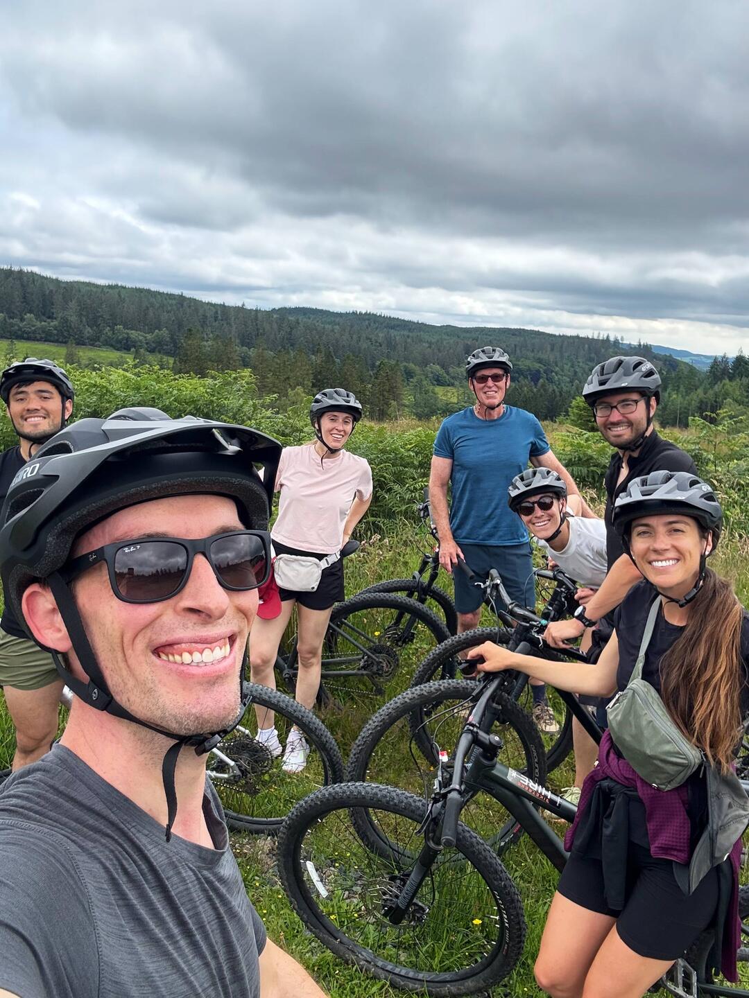 Today's biking crew minus Ben