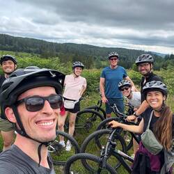 Today's biking crew minus Ben