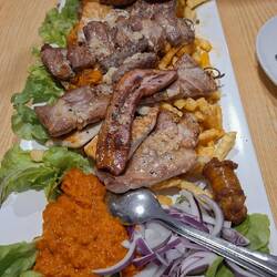 Wir waren hungrig und brauchten das Protein