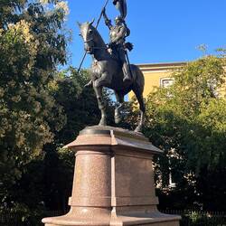 Jeanne D'Arc (1412-1431), Denkmal aus dem 19. Jh..