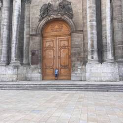 Kathedrale Nancy: Tür mit Thomas