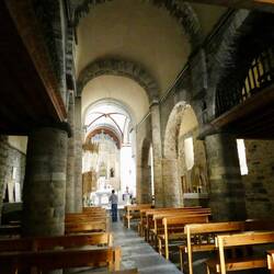 Inside the church