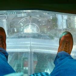 Das ist schon ganz schön hoch...