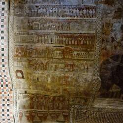 The ceiling is covered in these