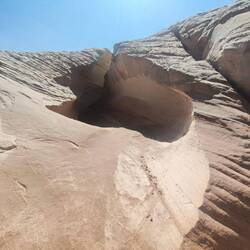 Einstieg in den "Slot-Canyon"