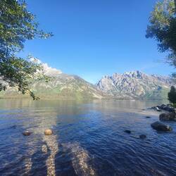 Auch am Morgen ist es am Ufer ganz nett