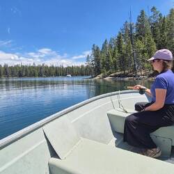 Isabell ist nun unter die Anglerinnen gegangen
