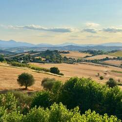 Aussicht von der Unterkunft.