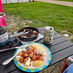 Abendessen 🥩🥔🍽️🍺