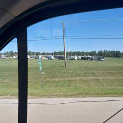 Muß man mögen, Campingplatz an der Interstate.