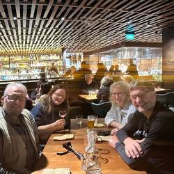 Nach einem richtig tollen Essen in einem tollen Ambiete beenden wir unseren ersten Tag in Neuseeland