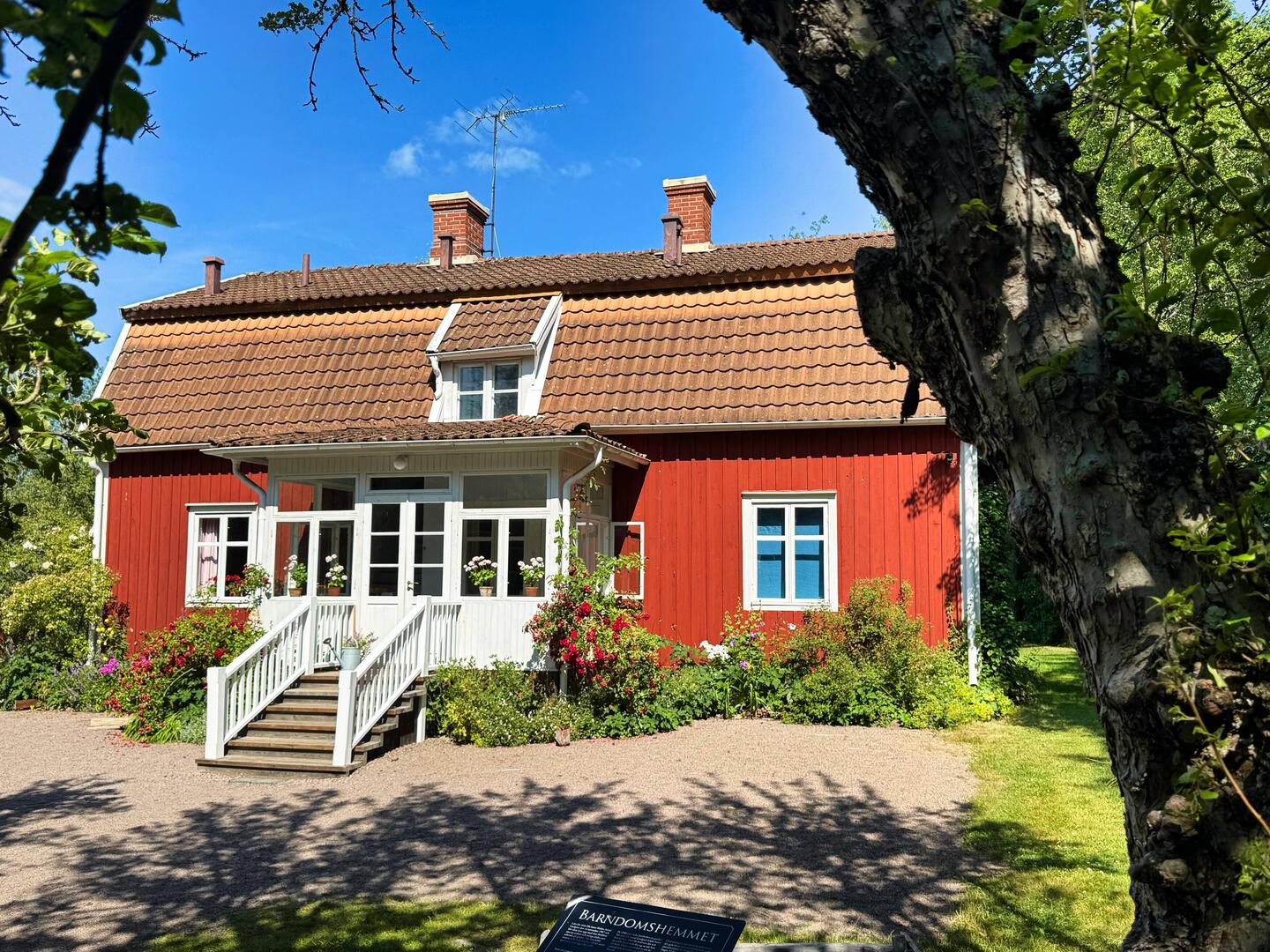 Lindgrens Elterhaus Näs heute...