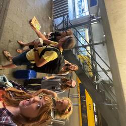 Waiting for the eurostar