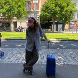 Tate looking cool in paris
