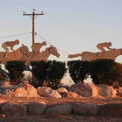 Celebrating the Birdsville races.