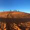 Big Red - from below. The largest and last sand dune on the east of the Simpson desert.