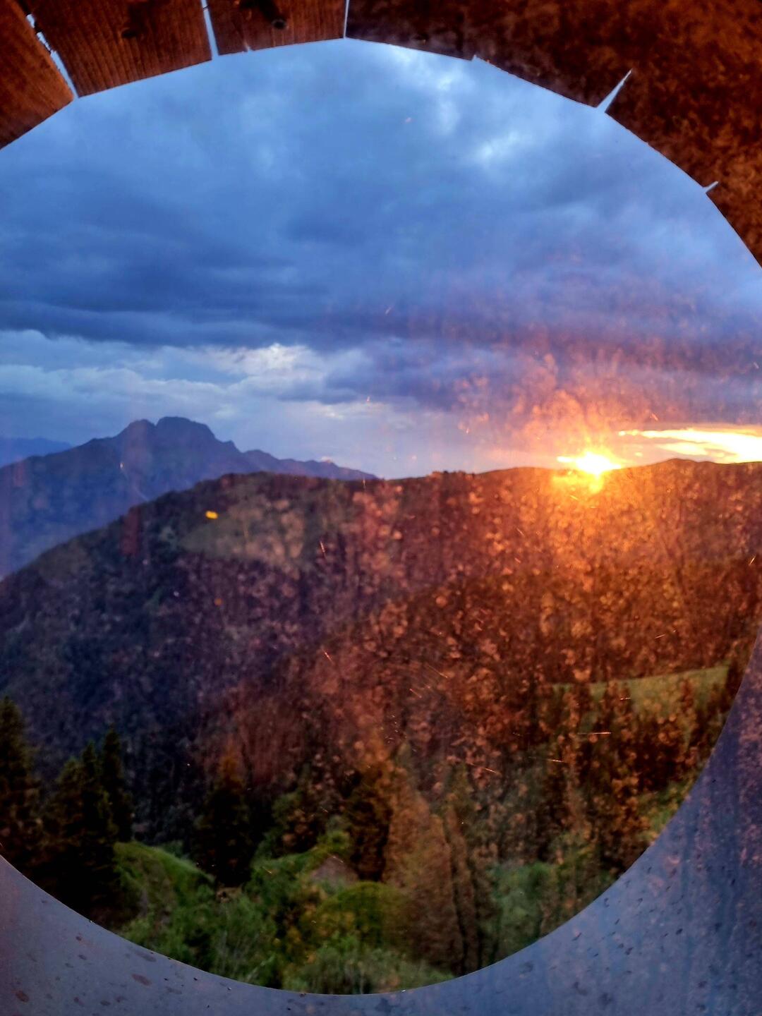 Sonnenaufgang vom Bett aus!