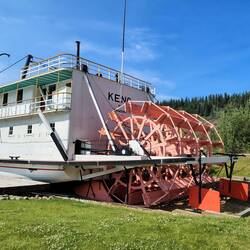 So ging's früher dann flussaufwärts weiter zum Gold...